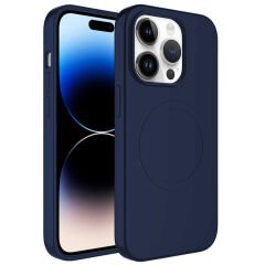 iPhone 11 Pro Kılıf Magsafe Wireless Şarj Özellikli Pastel Renk Silikon Plas Kapak