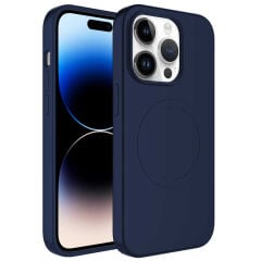 iPhone 11 Pro Kılıf Magsafe Wireless Şarj Özellikli Pastel Renk Silikon Plas Kapak