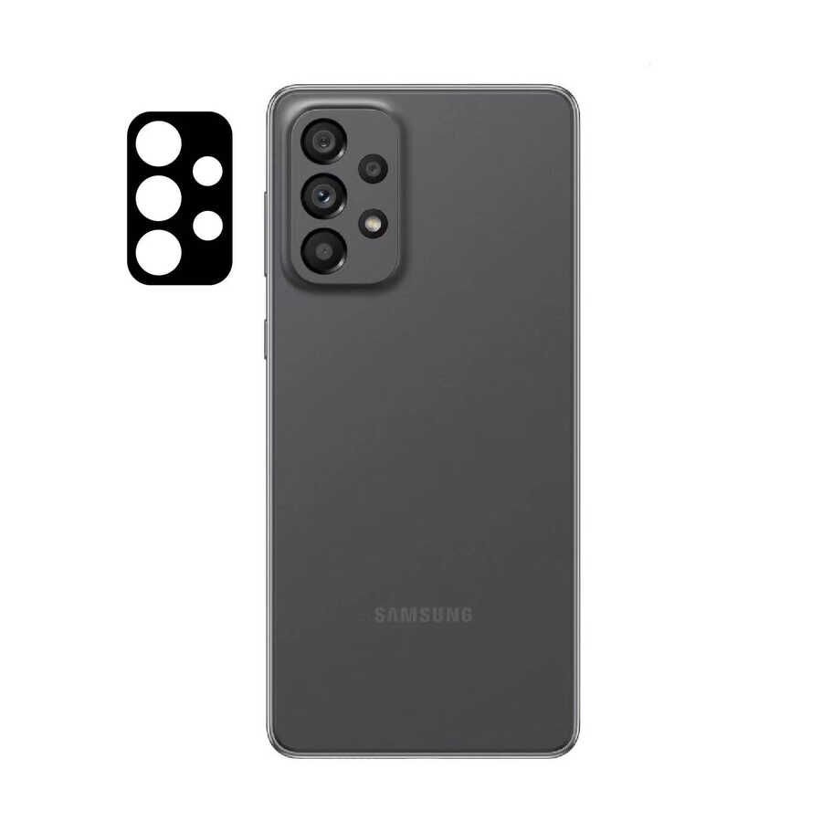 Samsung Galaxy A73 3D Kamera Camı Siyah