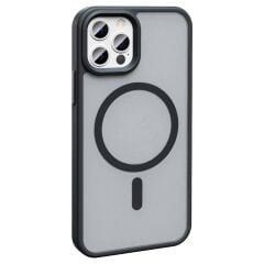 iPhone 13 Pro Kılıf Magsafe Şarj Özellikli Mat Arka Yüzey Sio Kapak
