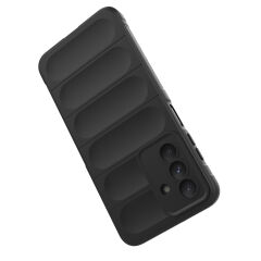 Samsung Galaxy A56 Kılıf Esnek TPU Oyuklu Arka Yüzey Tasarımlı Etnik Silikon Kapak