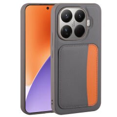 Xiaomi 15T Pro Uyumlu Kartlıklı Süni Deri X-Kart Cüzdan Silikon Kapak