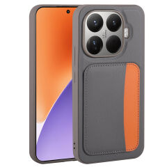 Xiaomi 15T Pro Uyumlu Kartlıklı Süni Deri X-Kart Cüzdan Silikon Kapak