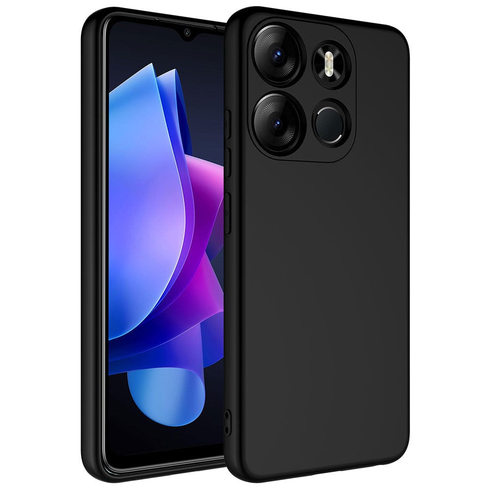 Tecno Spark Go 2023 Kılıf Kamera Korumali Mara Lansman Kapak Siyah
