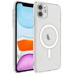 iPhone 12 Kılıf Kamera Korumalı Magsafe Sert PC Porto Kapak