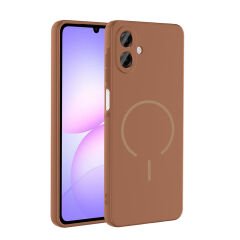 Samsung Galaxy A07 Kılıf Meta Lansman M-Safe Kamera Korumalı içi Kadife Yumuşak Renkli Süet Silikon