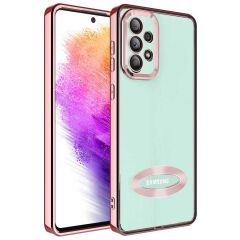 Samsung Galaxy A33 5G Kamera Korumalı Logo Gösteren Omega Kapak kılıf