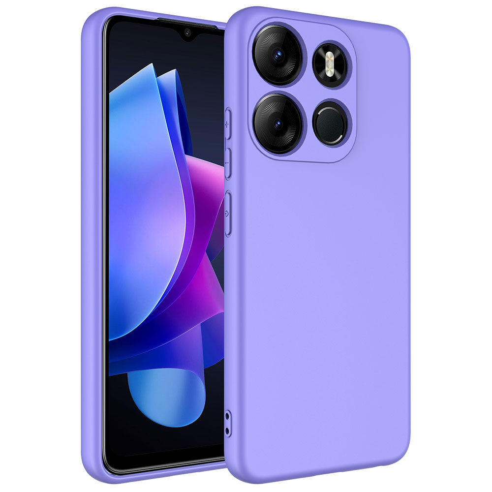Tecno Spark Go 2023 Kılıf Kamera Korumali Mara Lansman Kapak Lila