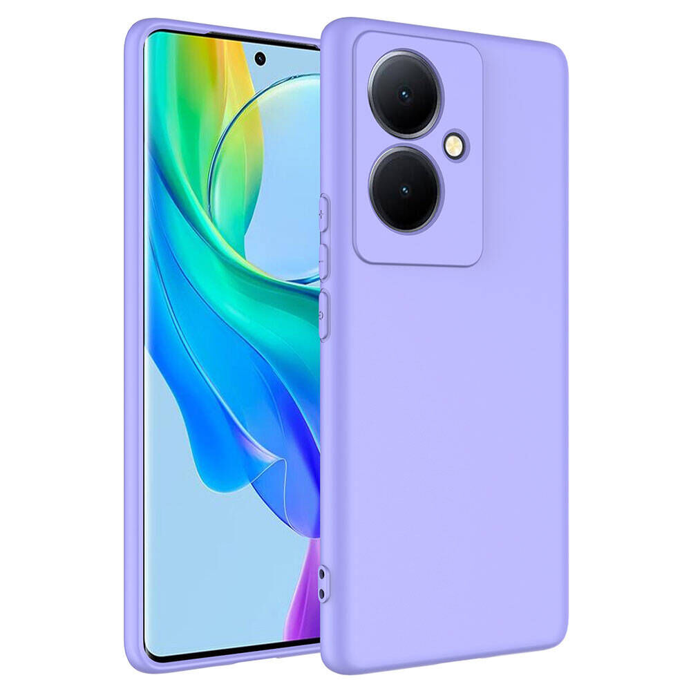 Vivo V29 Lite 5G Kılıf Kamera Korumali Mara Lansman Kapak Lila