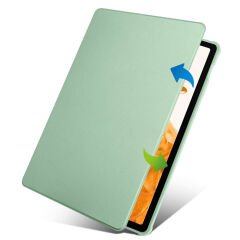 Samsung Galaxy Tab S9 Plus Kılıf Termik Kalem Bölmeli Dönebilen Standlı Kılıf Lacivert