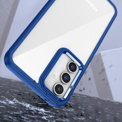 Samsung Galaxy A04S Kılıf Kamera Çıkıntılı Arkası Şeffaf Köşeleri Parlak Renkli Işlemeli Flora Kapak