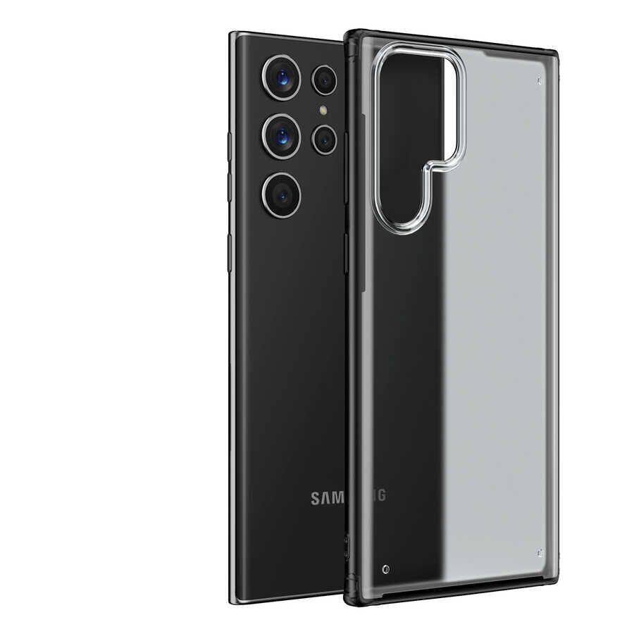 Samsung Galaxy S22 Ultra Kılıf Volks Kapak Siyah