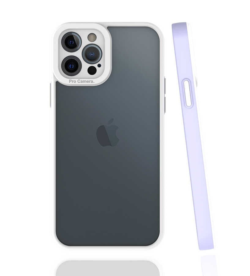 iPhone 12 Pro Max Kılıf Mima Kapak Lila