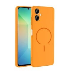 Samsung Galaxy A06 Kılıf Meta Lansman M-Safe Kamera Korumalı içi Kadife Yumuşak Renkli Süet Silikon