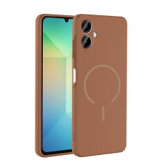 Samsung Galaxy A06 Kılıf Meta Lansman M-Safe Kamera Korumalı içi Kadife Yumuşak Renkli Süet Silikon