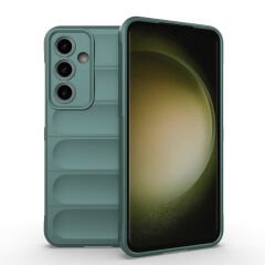 Samsung Galaxy S25 FE Kılıf Esnek TPU Oyuklu Arka Yüzey Tasarımlı Etnik Silikon Kapak