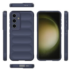 Samsung Galaxy S25 FE Kılıf Esnek TPU Oyuklu Arka Yüzey Tasarımlı Etnik Silikon Kapak