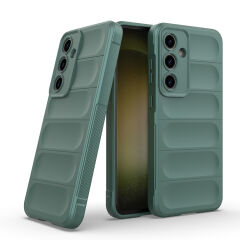 Samsung Galaxy S25 FE Kılıf Esnek TPU Oyuklu Arka Yüzey Tasarımlı Etnik Silikon Kapak