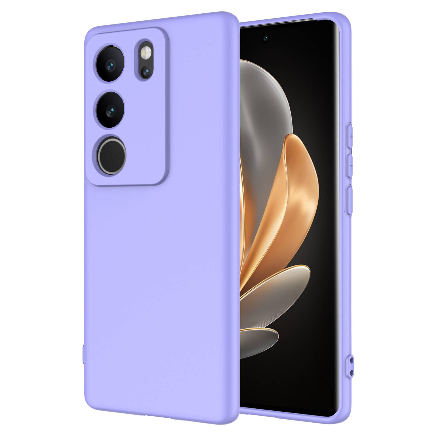 Vivo V29 5G Kılıf Kamera Korumali Mara Lansman Kapak Lila