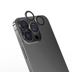 iPhone 15 Pro Max  CL-13 Kamera Lens Koruyucu Midnight