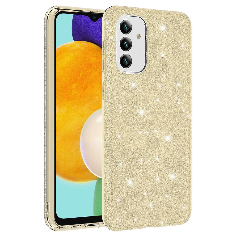 Samsung Galaxy A04S Shining Silikon Kılıf Gold
