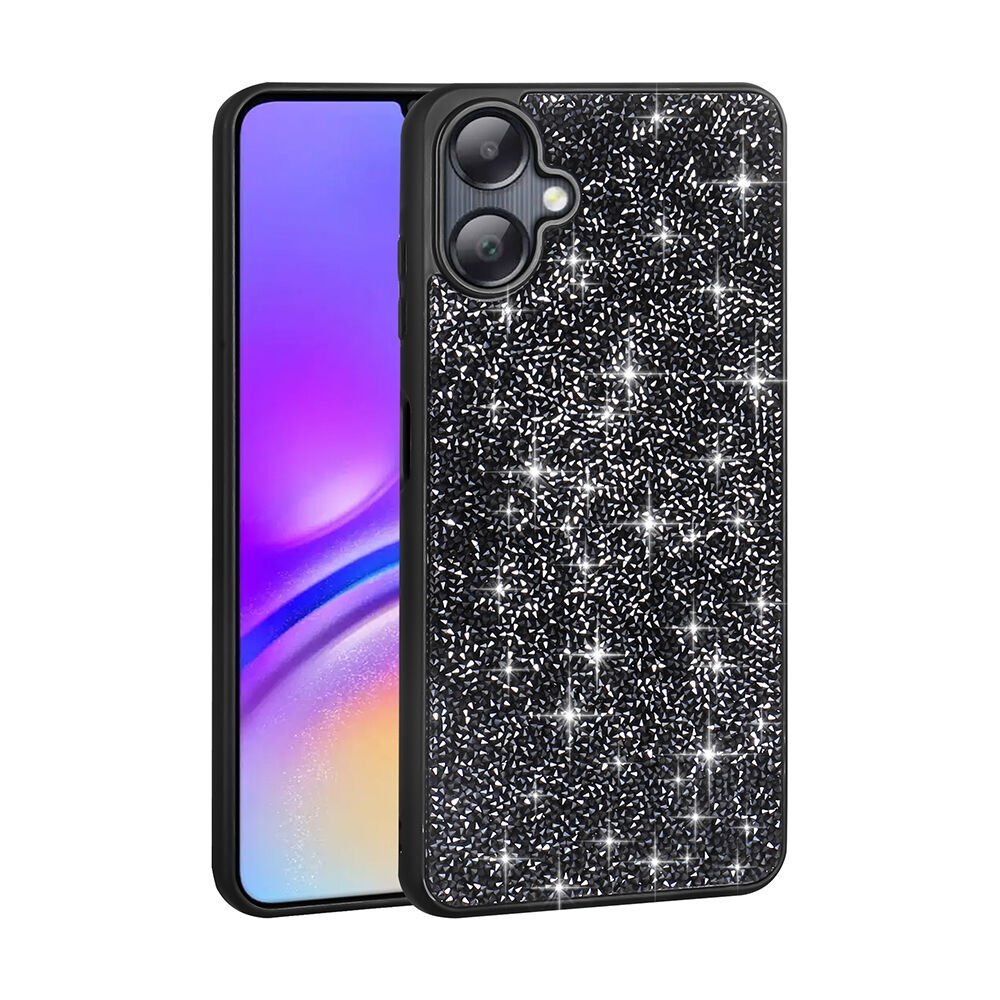 Samsung Galaxy A06 Kılıf Parlak Taşlı Tasarım Pırlanta Kapak