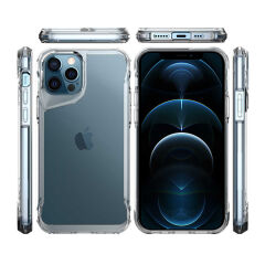iPhone 12 Pro Max Kılıf T-Max Kapak Renksiz