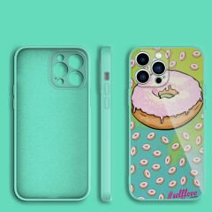 iPhone 12 Pro Kılıf Kamera Korumalı Desenli Sert Silikon Epoksi Kapak