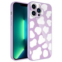 iPhone 12 Pro Kılıf Kamera Korumalı Desenli Sert Silikon Epoksi Kapak