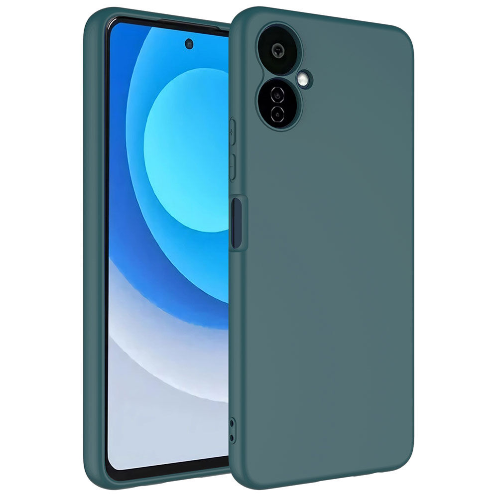 Tecno Camon 19 Neo Kılıf Kamera Korumali Mara Lansman Kapak Koyu Yeşil