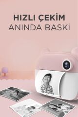 Dijital Fotoğraf Makinesi Çocuk Termal Resim Kağıt Baskılı Yazıcı Kamera Makinesi CMR14