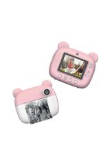 Dijital Fotoğraf Makinesi Çocuk Termal Resim Kağıt Baskılı Yazıcı Kamera Makinesi CMR14