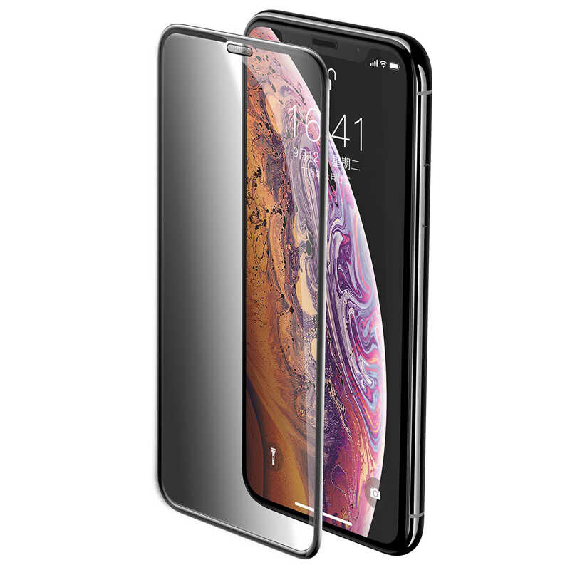 iPhone 11 Pro Anti-Dust Privacy Temperli Ekran Koruyucu