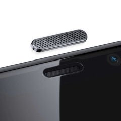 iPhone 11 Pro Anti-Dust Privacy Temperli Ekran Koruyucu Siyah