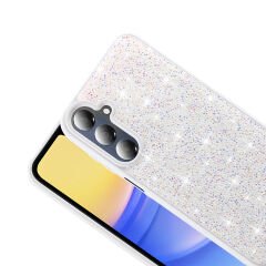 Samsung Galaxy A16 Kılıf Parlak Taşlı Tasarım Pırlanta Kapak