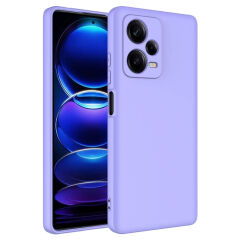 Xiaomi Redmi Note 12 Pro Plus 5G Kılıf Kamera Korumali Mara Lansman Kapak Lila