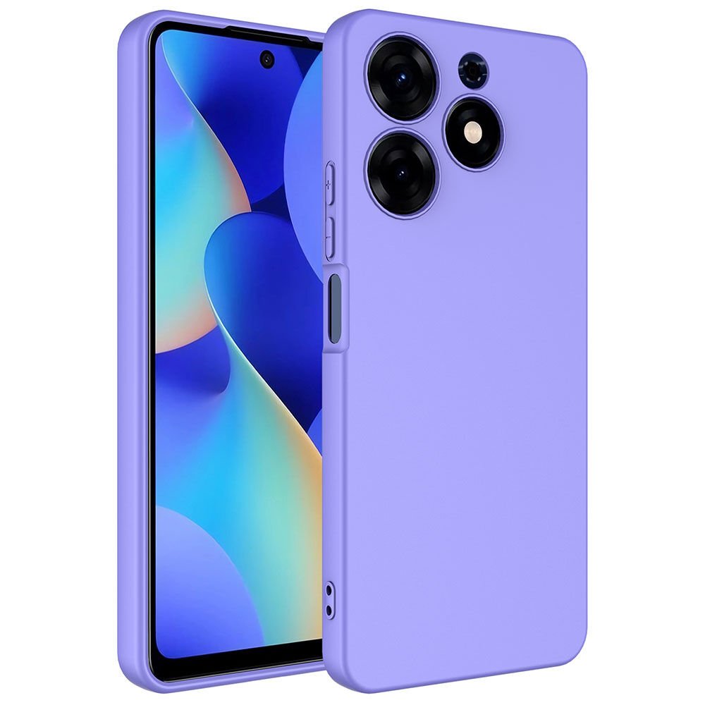 Tecno Spark 10 Pro Kılıf Kamera Korumali Mara Lansman Kapak Lila