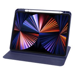 iPad Air 10.9 2022 (5.Nesil) Kılıf Termik Kalem Bölmeli Dönebilen Standlı Kılıf Açık Yeşil