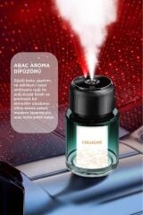 Araç İçi Aroma Difüzörü Hava Nemlendirici Yıldız Tavan Işıklı Şarjlı Oda ve Araba Kokusu TCF-02 Sarı