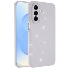 Samsung Galaxy A17 Kılıf Kamera Korumalı Simli Lüks Koton Kapak