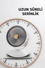 Sessiz Vantilatör Şarjlı 5 Kademeli Taşınabilir Ayarlanabilir Kablosuz Fan F47