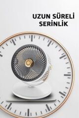 Sessiz Vantilatör Şarjlı 5 Kademeli Taşınabilir Ayarlanabilir Kablosuz Fan F47