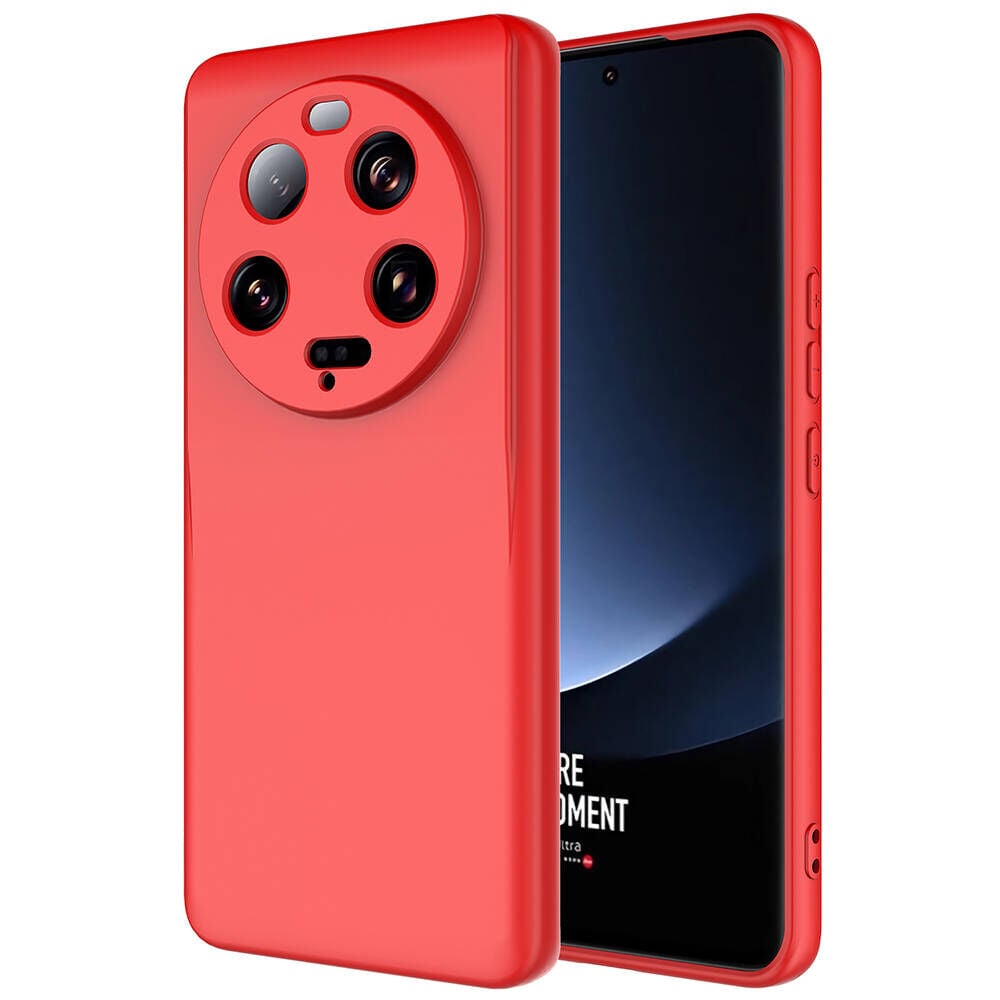Xiaomi Mi 13 Ultra Kılıf Kamera Korumali Mara Lansman Kapak kılıf Kırmızı