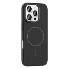 iPhone 16 Pro Kılıf Kablosuz Şarj Özellikli Ruby Silikon Kapak
