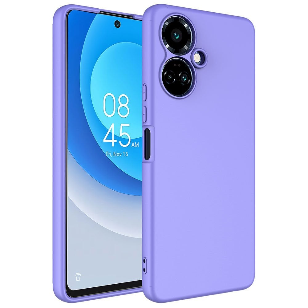 Tecno Spark 9 Pro Kılıf Kamera Korumali Mara Lansman Kapak Lila