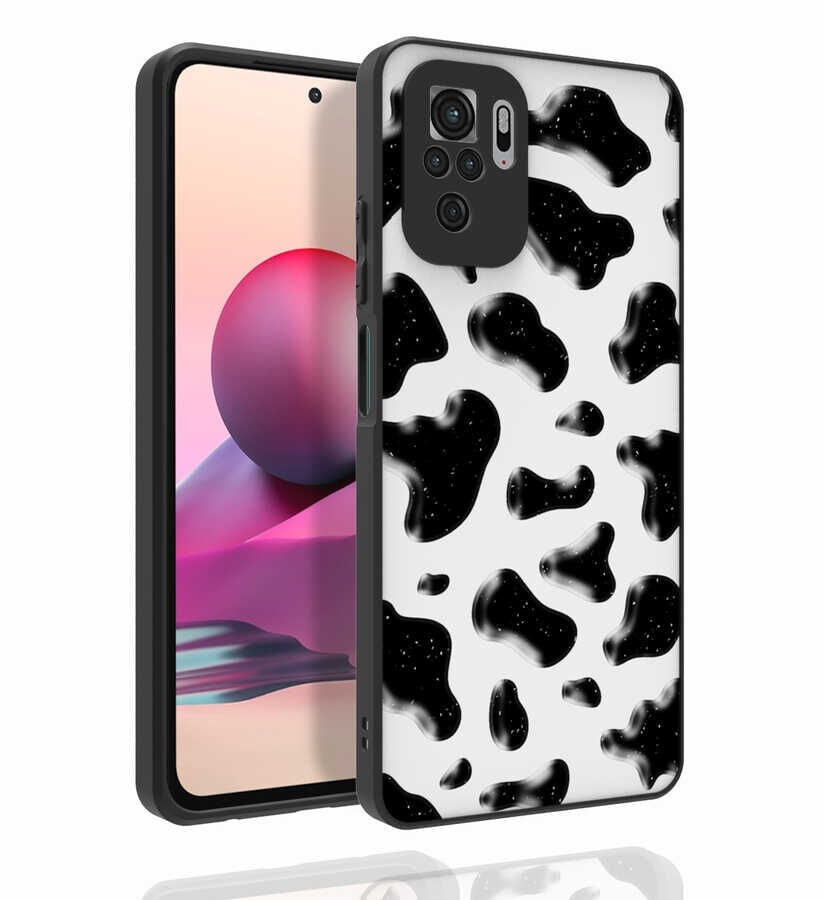 Xiaomi Poco M5S Kılıf Desenli Kamera Korumalı Parlak  Nora Kapak