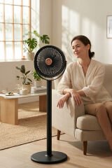 Güneş Panelli Vantilatör Şarjlı Ampüllü 5 Kademeli Taşınabilir Ayarlanabilir Kablosuz Fan F48