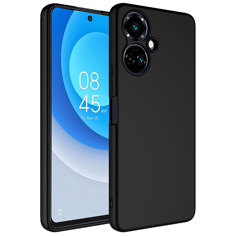 Tecno Spark 9 Pro Kılıf Kamera Korumali Mara Lansman Kapak Siyah