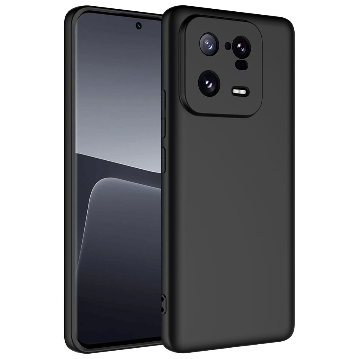 Xiaomi Mi 13 Pro Kılıf Kamera Korumali Mara Lansman Kapak kılıf Siyah