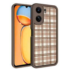 Xiaomi Mi 13T Pro Kılıf Kamera Korumalı Baskılı Arka Yüzey Klas Kapak Siyah